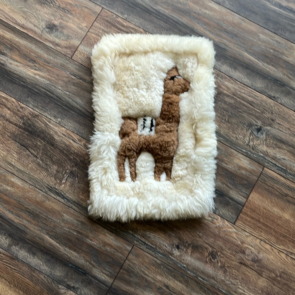 Alpaca fur rug